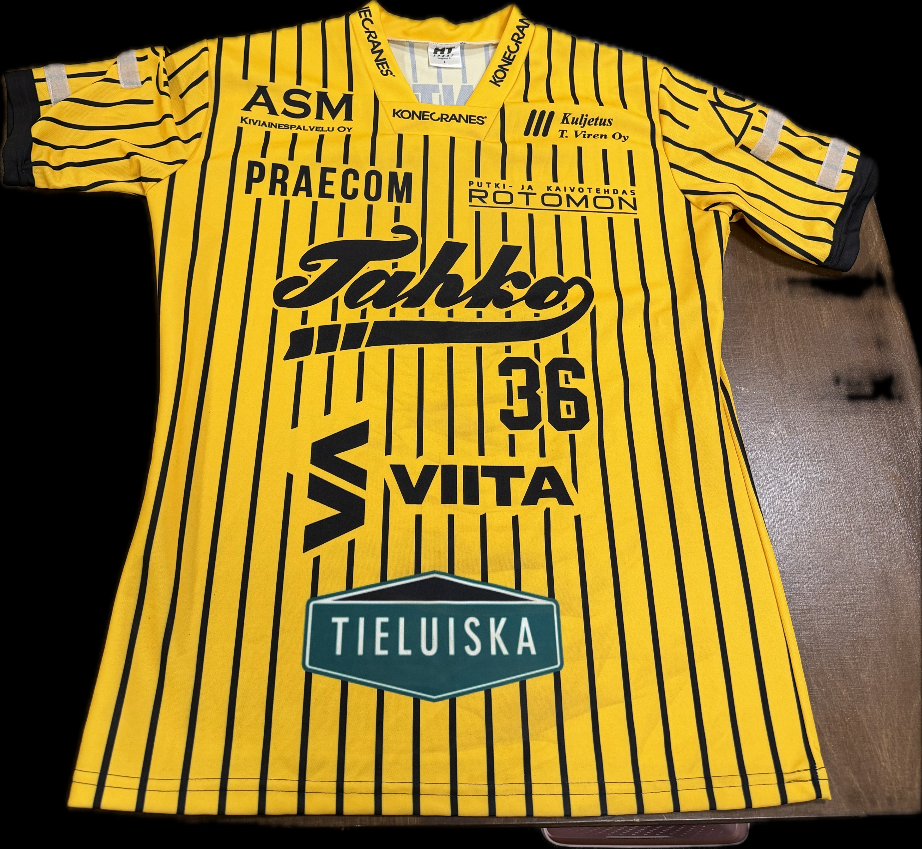 Additional image 1 for #36 Atte Kontio gameready pelipaita / keltainen